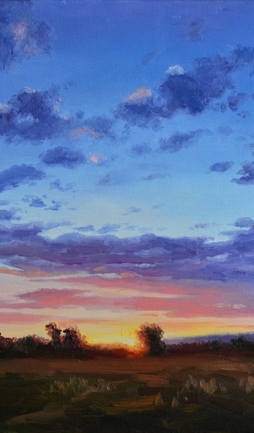 Dawn with clouds by Ruslan Kiprych