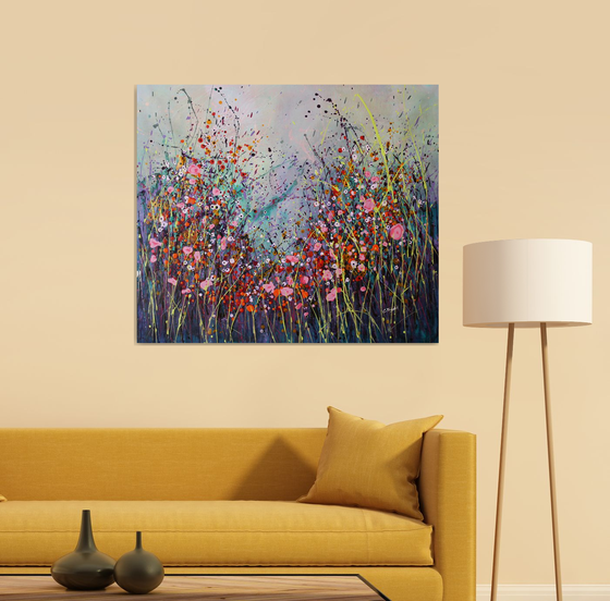 Fragranza Di Primavera #2 - Large original abstract painting