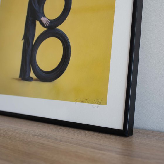 Synesthetic Letters - B (Framed)