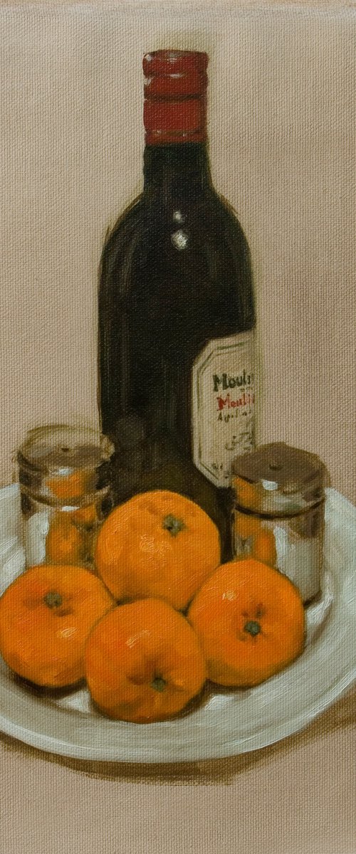 wine and tangerines by Olivier Payeur