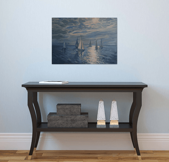 Morning breeze - Original oil painting (2020)