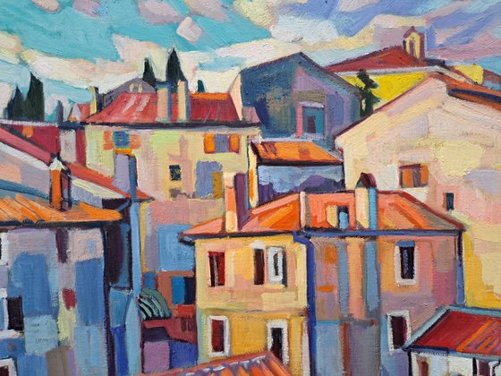 The sky over Rovinj