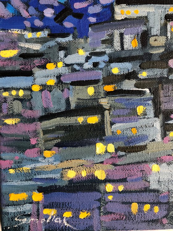 Paris Night Painting