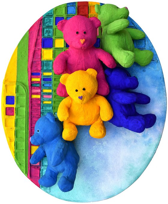 Set Photo: Teddy bears n.1, n.2, n.3