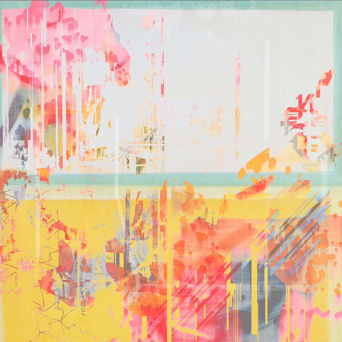 Between Vibrations By The Most Active, 20 X 20, Artwork For Sale On Artfinder