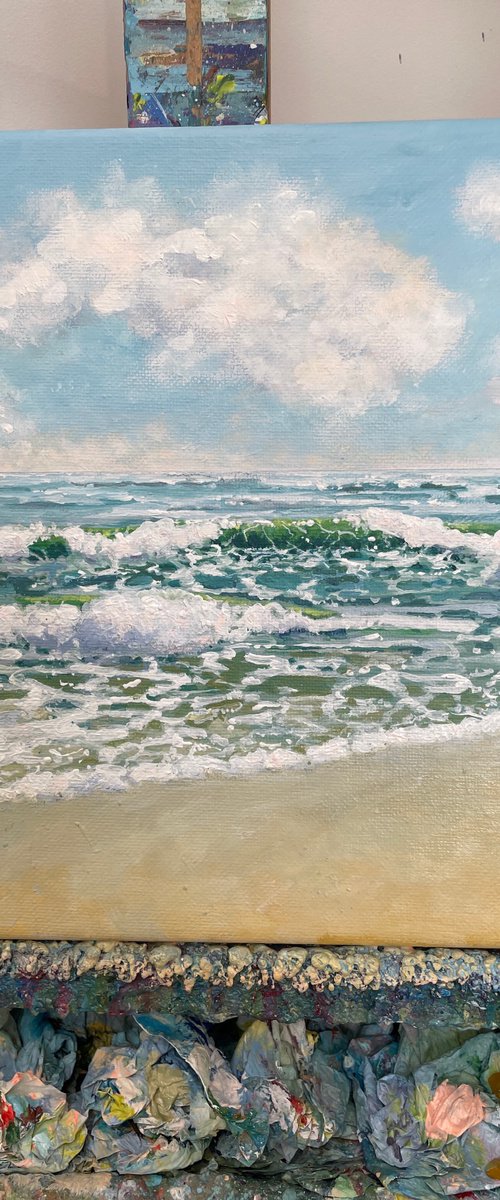 Wave after wave by Emma Sian Pritchard