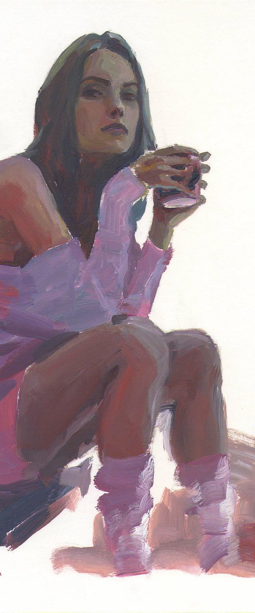 A cup of coffee by Vachagan Manukyan