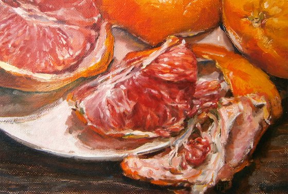 Grapefruit Still life