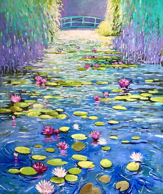 Water Lilies and willows