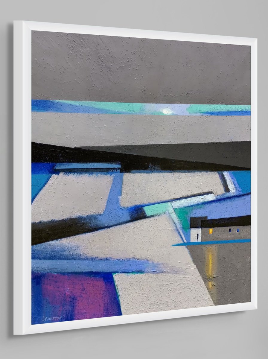  Winter Abstract Landscape By Evgen Semenyuk, 18 X 20, Artwork For Sale On Artfinder