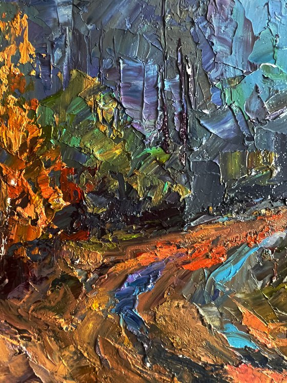 Road to the Autumn Forest