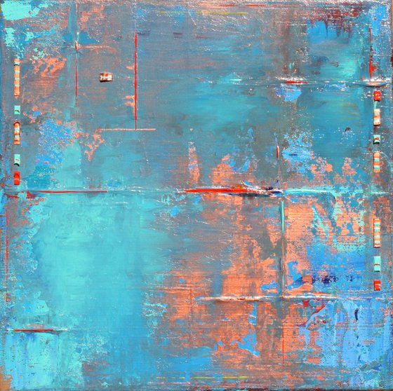 Small Blue Abstract Wonder