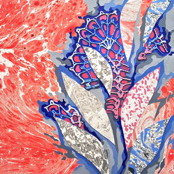 Sunset Oasis, set of 2