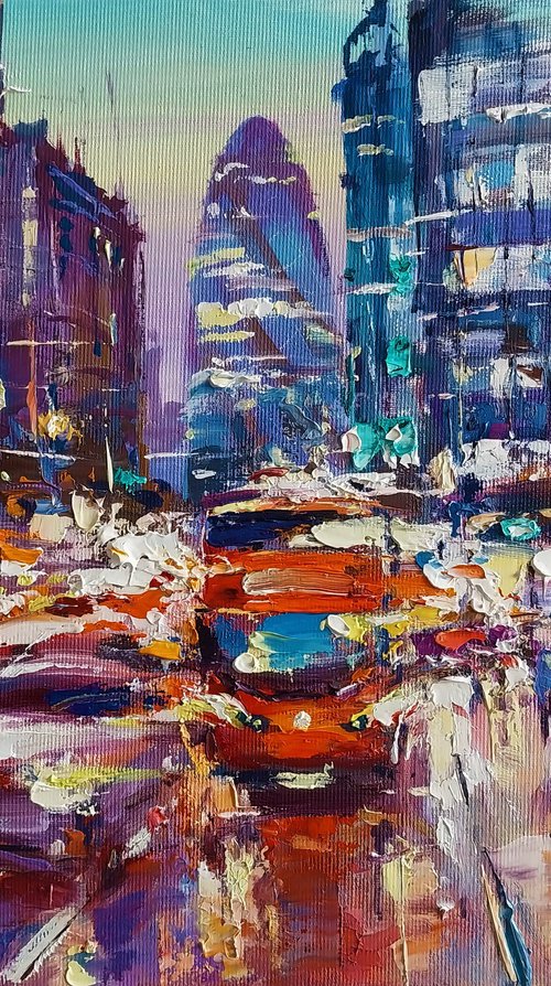 Evening city lights((LONDON)03 by Andrej  Ostapchuk