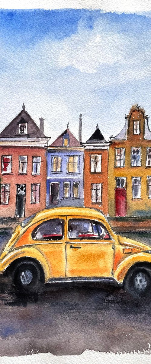 Yellow bug in Leiden, the Netherlands by Anastasiia Mopse
