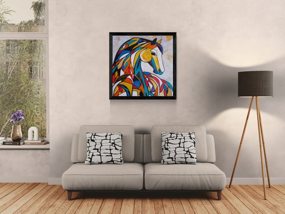 Mosaic Mustang
