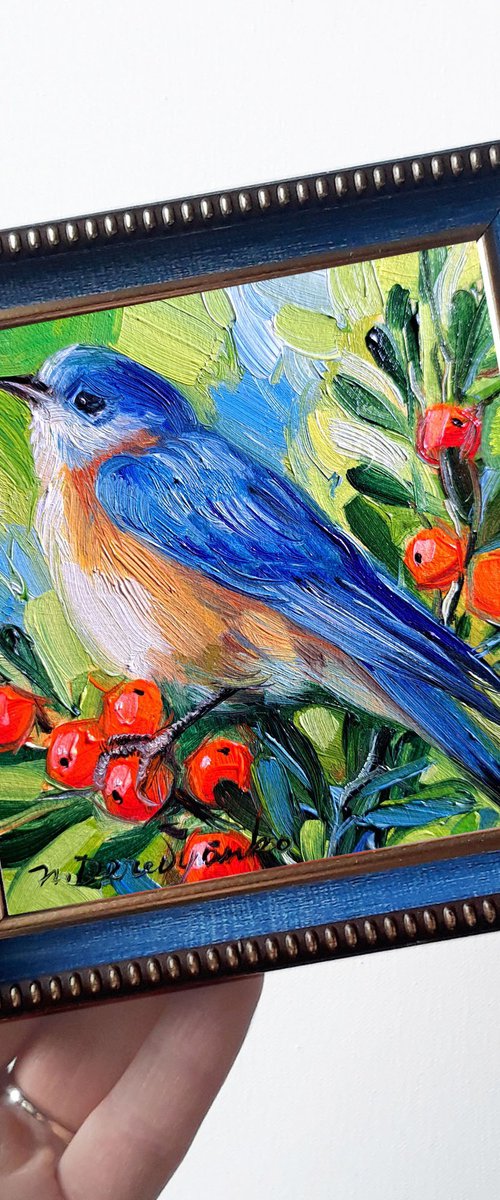 Estern Bluebird by Nataly Derevyanko