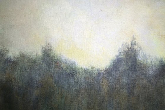 Landscape in the fog