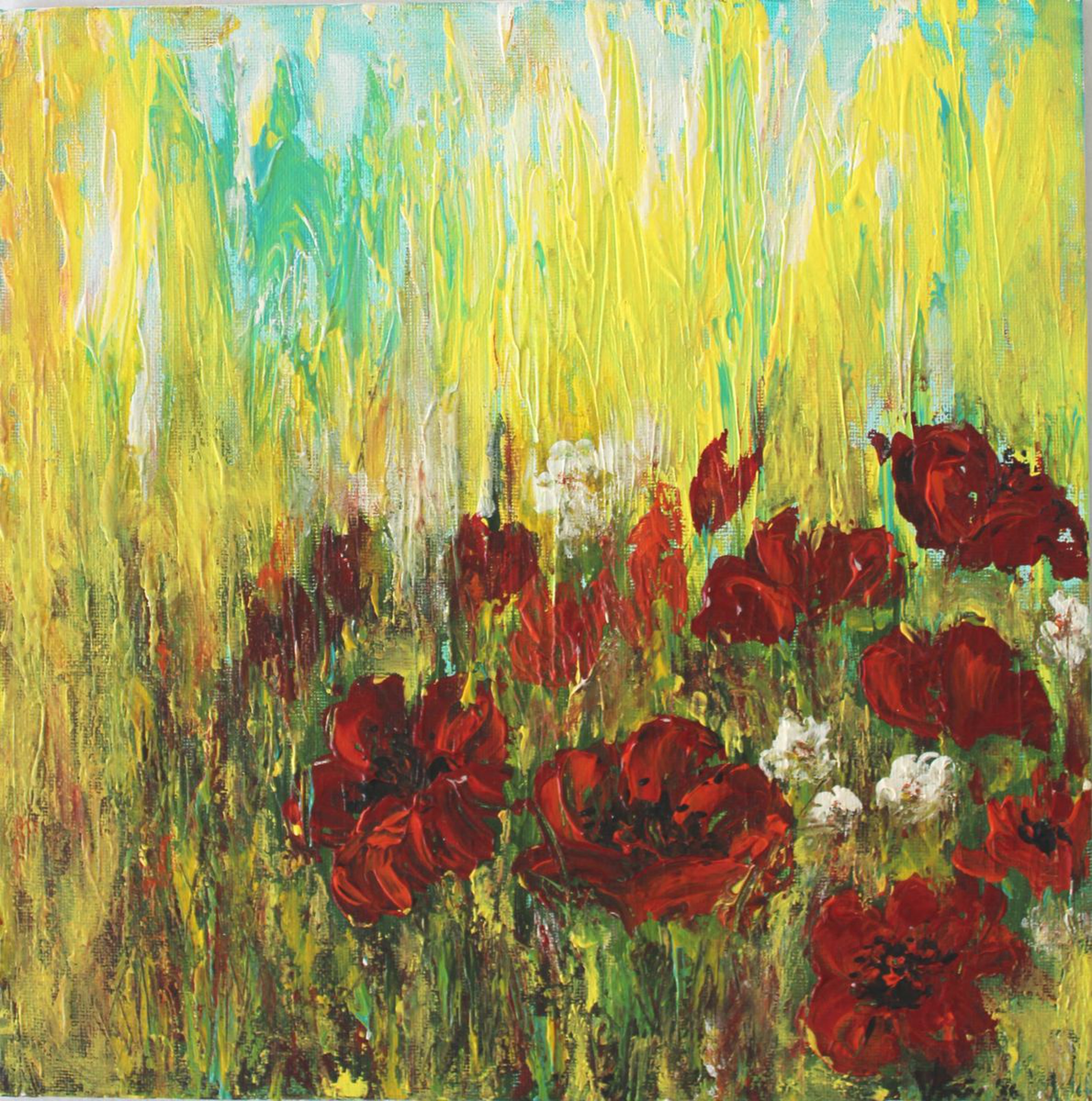 Poppy Field 2017 Impressionistic Landscape Artfinder