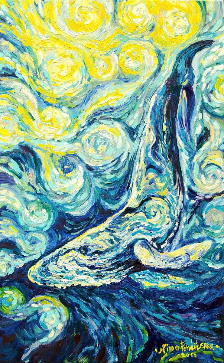Whale By Nino Ponditerra, 10 X 16, Artwork For Sale On Artfinder