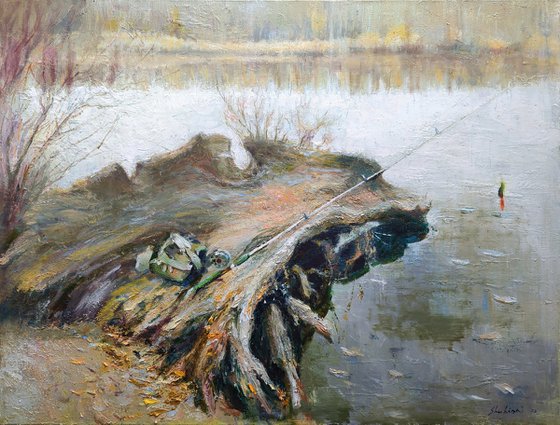 Appeasement on the river. Fishing