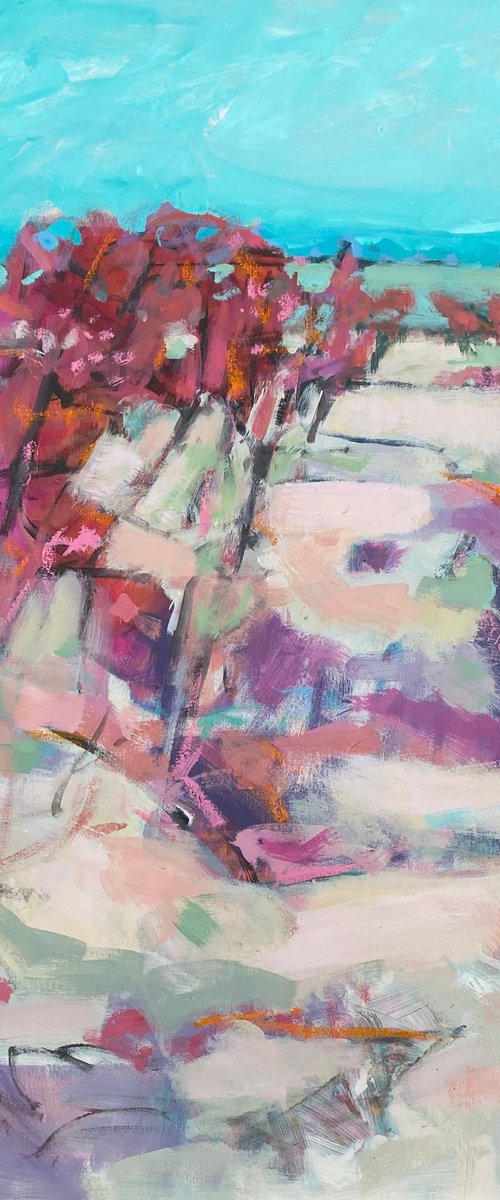 Winter Pinks by Chrissie Havers