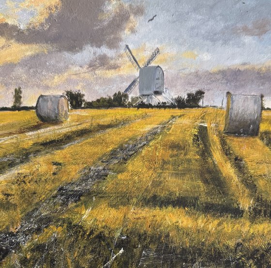 Post Windmill cornfield