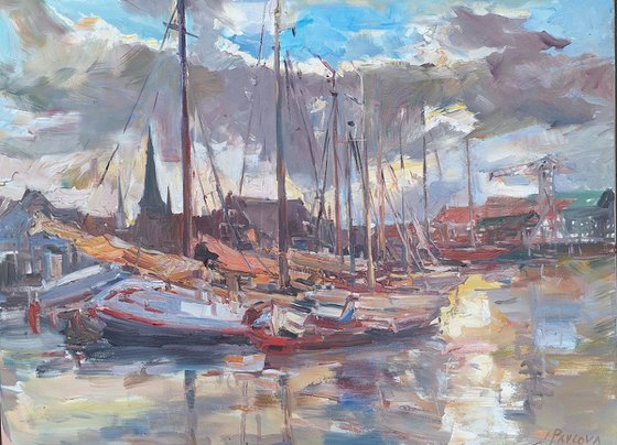 Monnickendam. Clouds