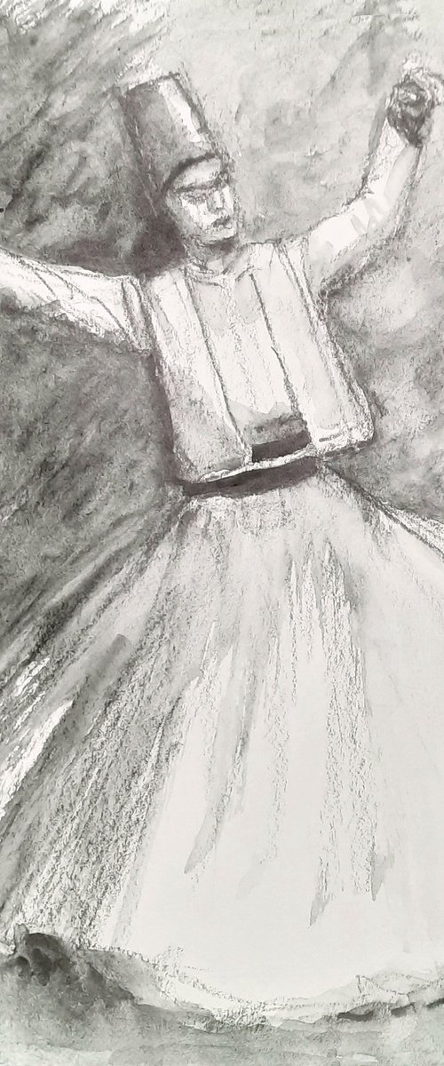 Dervish Dancer 3 by Asha Shenoy