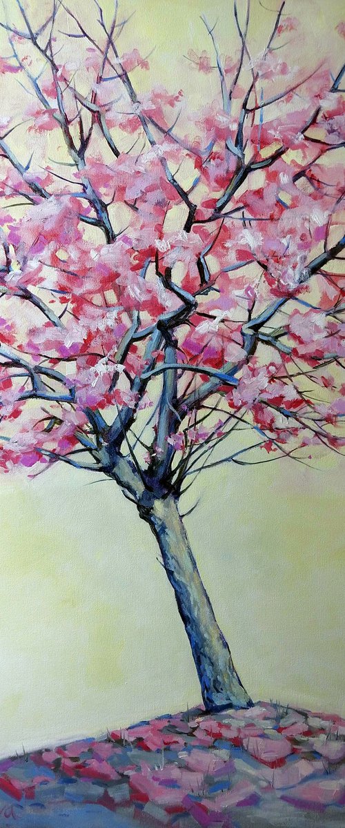 Blossom tree by Irina Ushakova