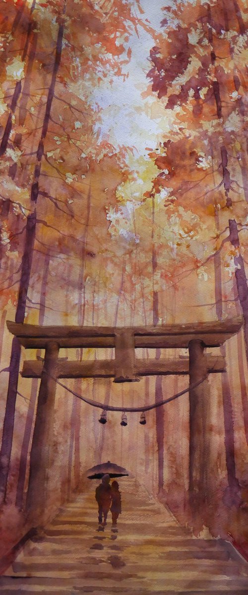 Magical autumn in Japan by Eugene Gorbachenko