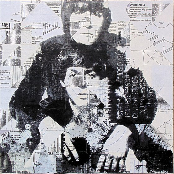 Collage_20_40x40 cm_Beatles