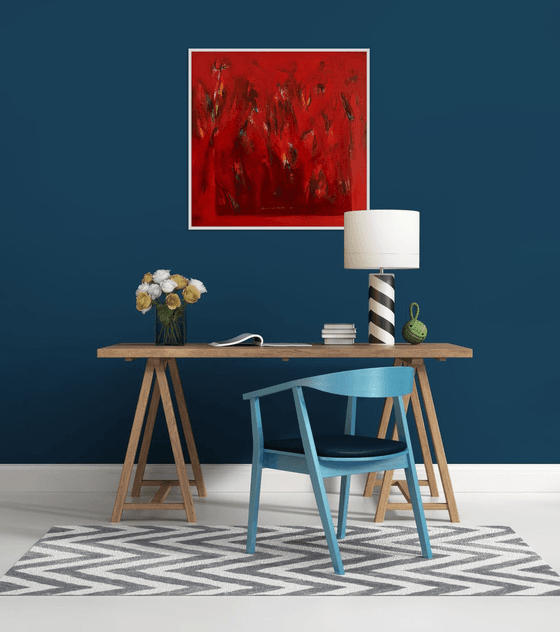 Ember Ground_30"X30" 2025