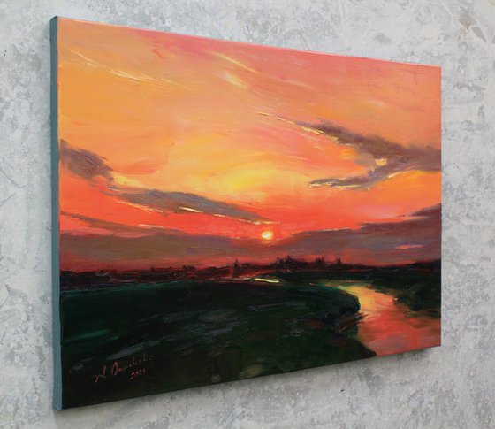 Last Light Over the River