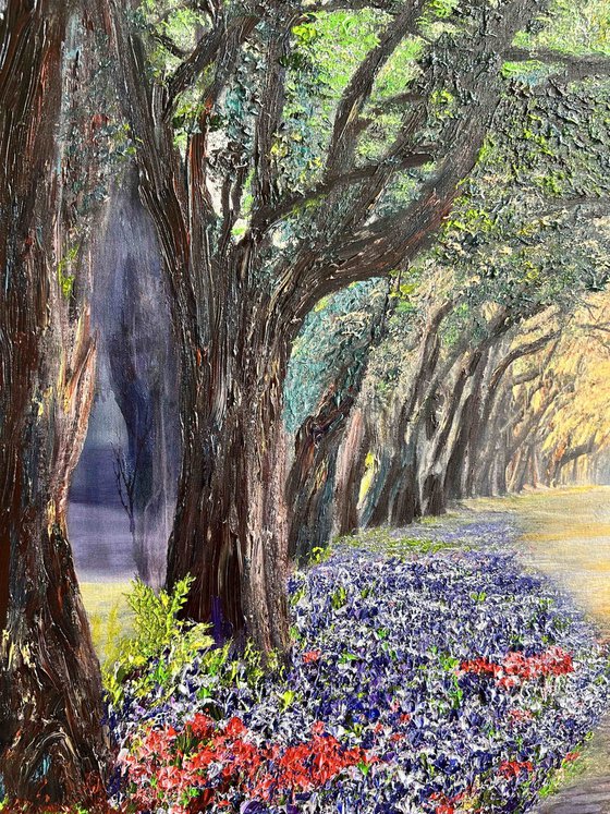 Love Beneath The Oaks' Embrace