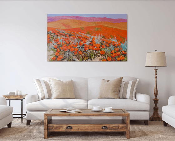 Valley of Poppies, California