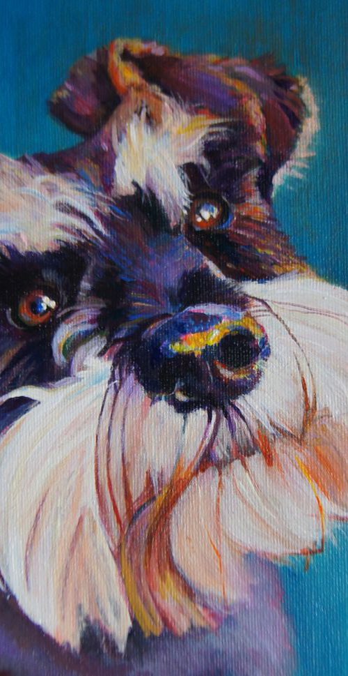 Loving dog by Karen Wilcox