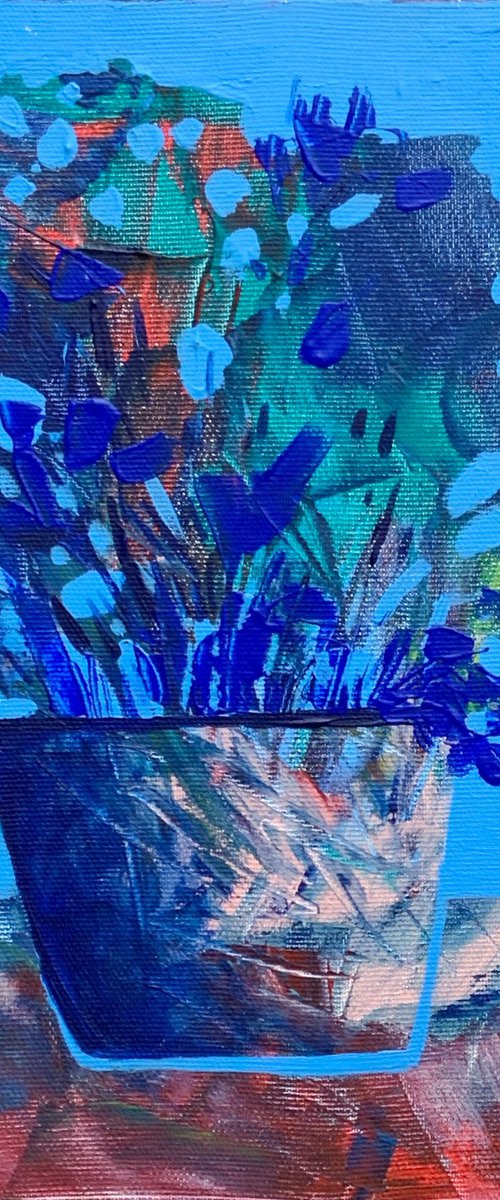 Blue flowers by Elena Tomilova