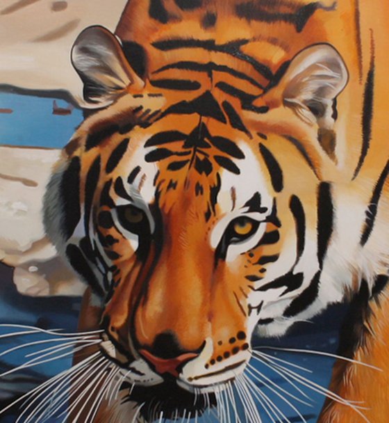 Tiger, Large painting