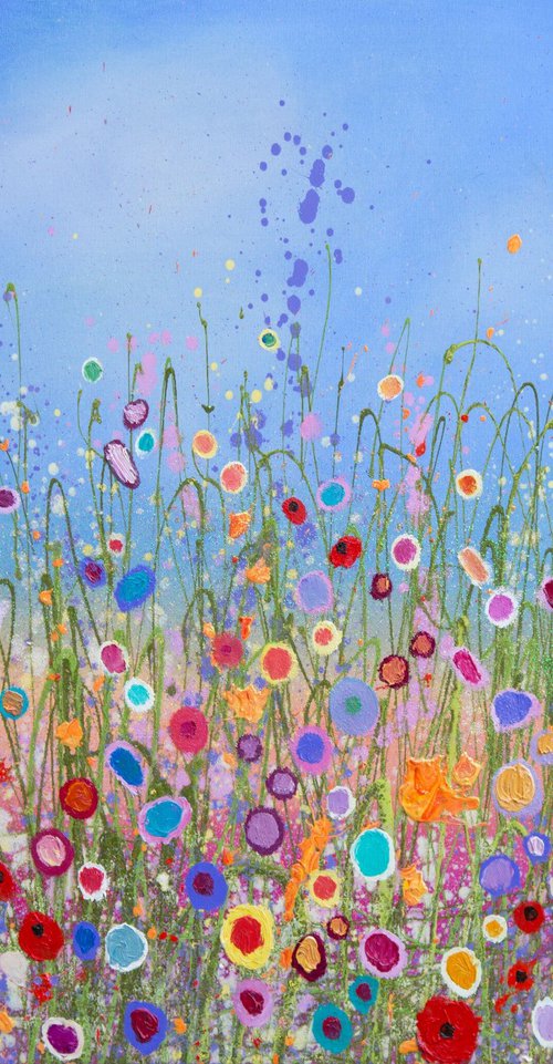 All The Wildflowers Of My Heart Dance With Love For You by Yvonne  Coomber