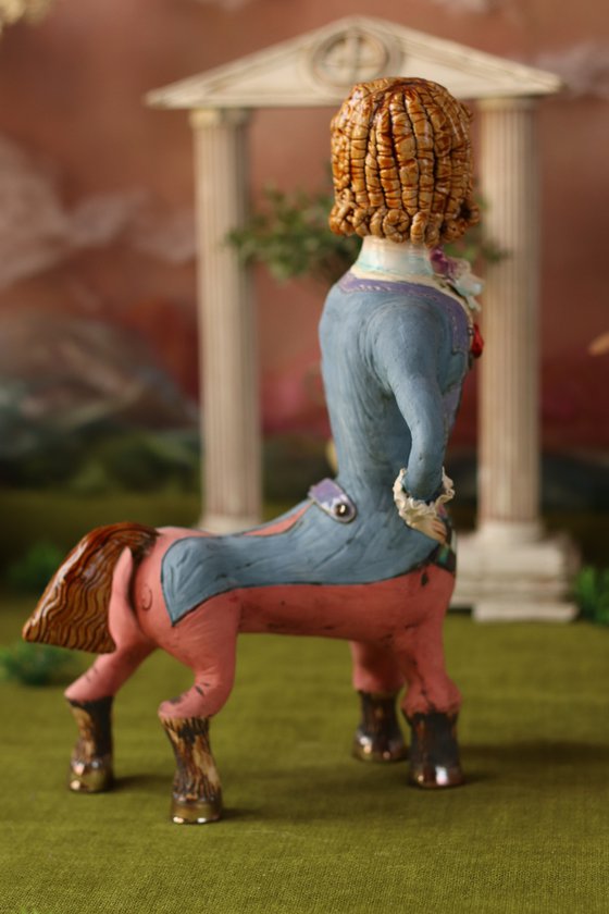 Hipster Centaur. Sculpture by Elya Yalonetski.