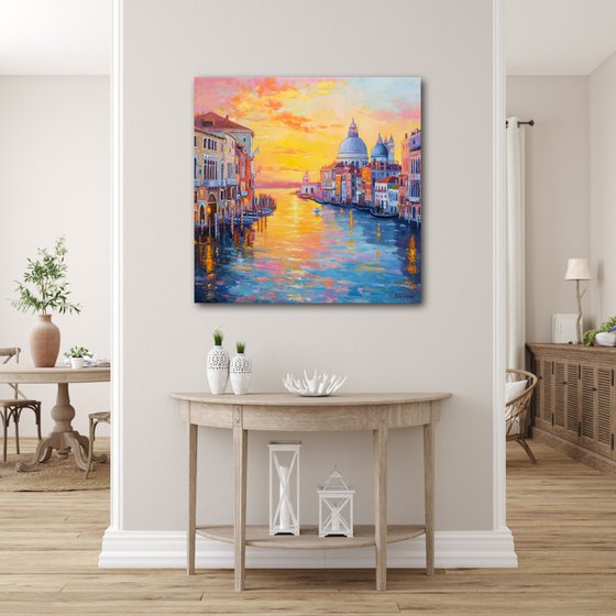 Venice Grand Canal Sunset