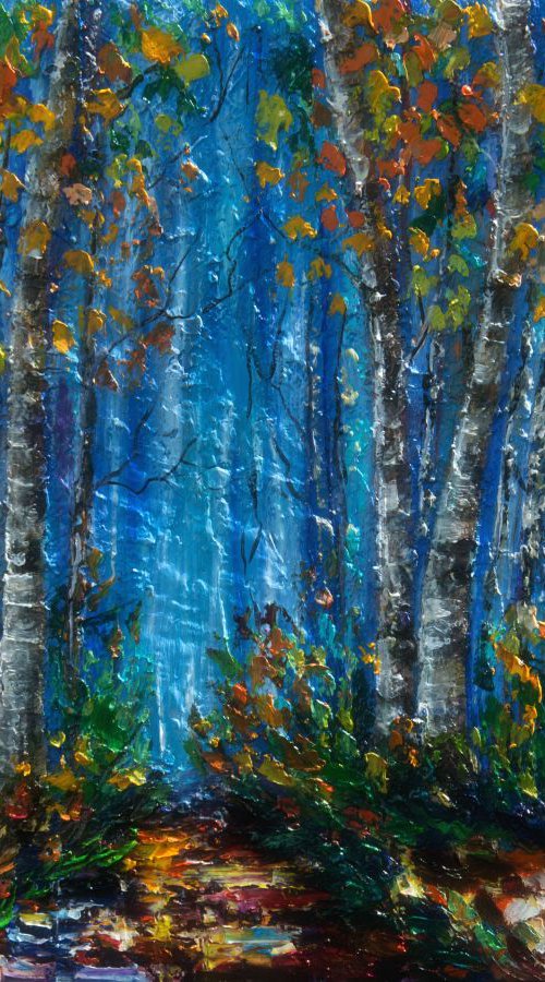 Deep in the Woods by Lena Owens at OLena Art