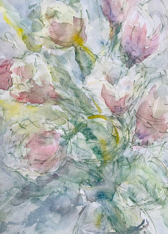 Tulips 30x42 cm 2025