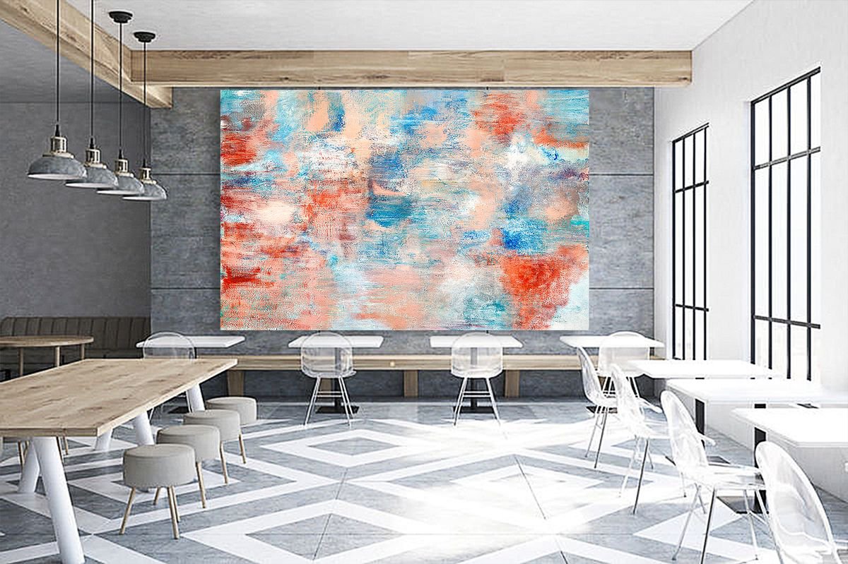 Endless - Extra Large Painting XXXL - 300x200 cm - Modern Abstract Big Painting - Ready to... by Cornelia Petrea - Abstract Art