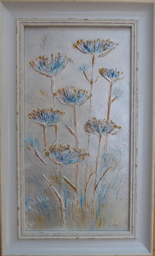 Cow Parsley Silvers by Elaine Allender