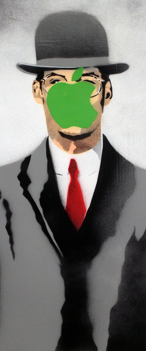 No. 15 Magritte (on an urbox). by Juan Sly