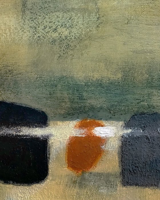 Abstract Mirages. Moon and Bay