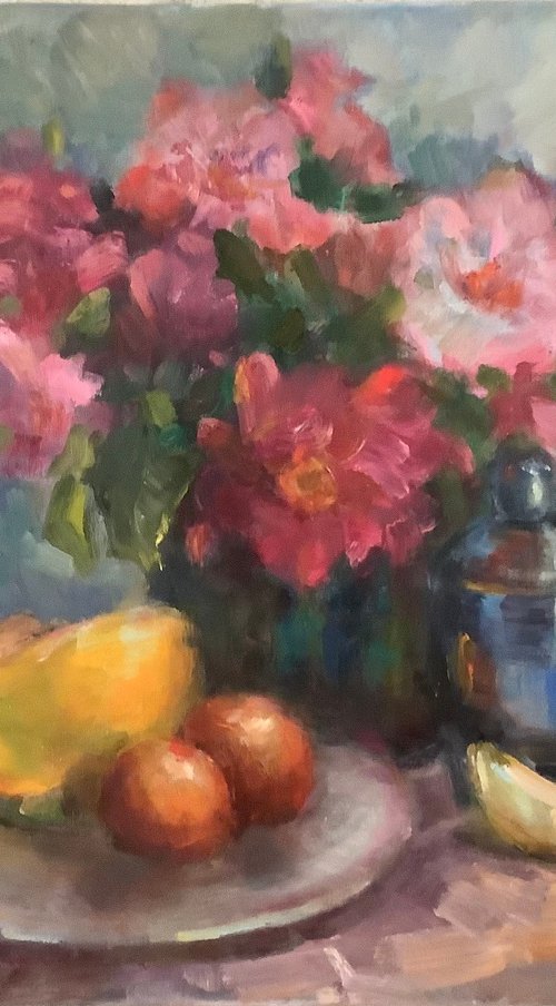 Still Life with Melon by Lia Matevosyan Haselton