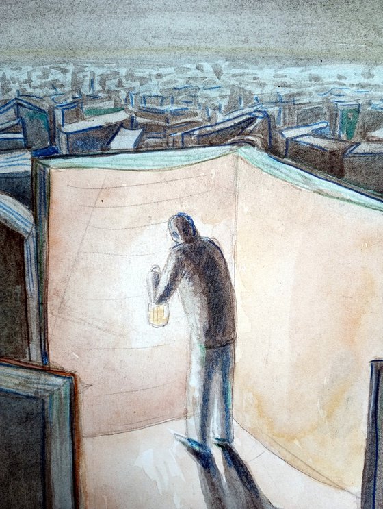 Reader in the labyrinth